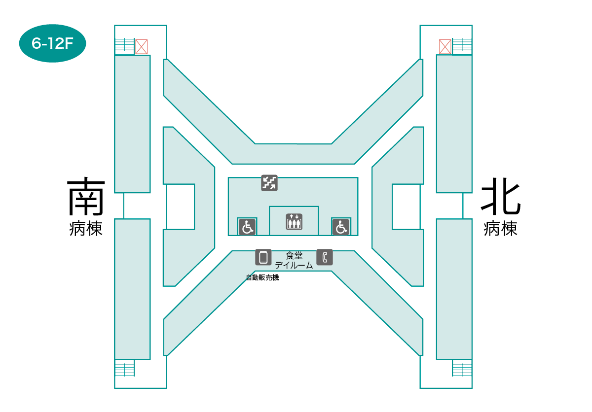 6F-12Fフロア